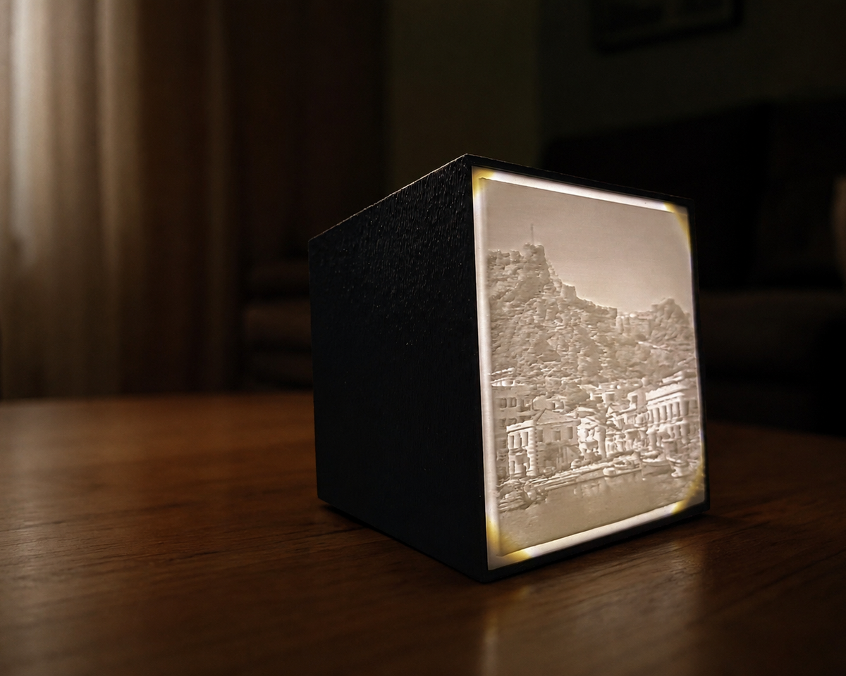 Προσωποποιημένο Φωτιστικό Lithophane